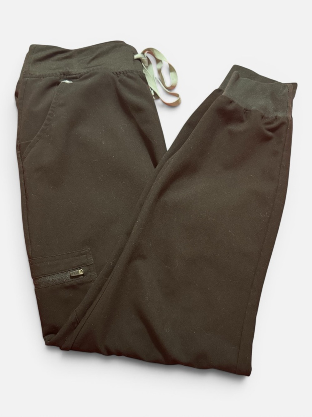 NWOT Women’s Figs Zamora Jogger Scrub Pants, Black, Medium Regular Length